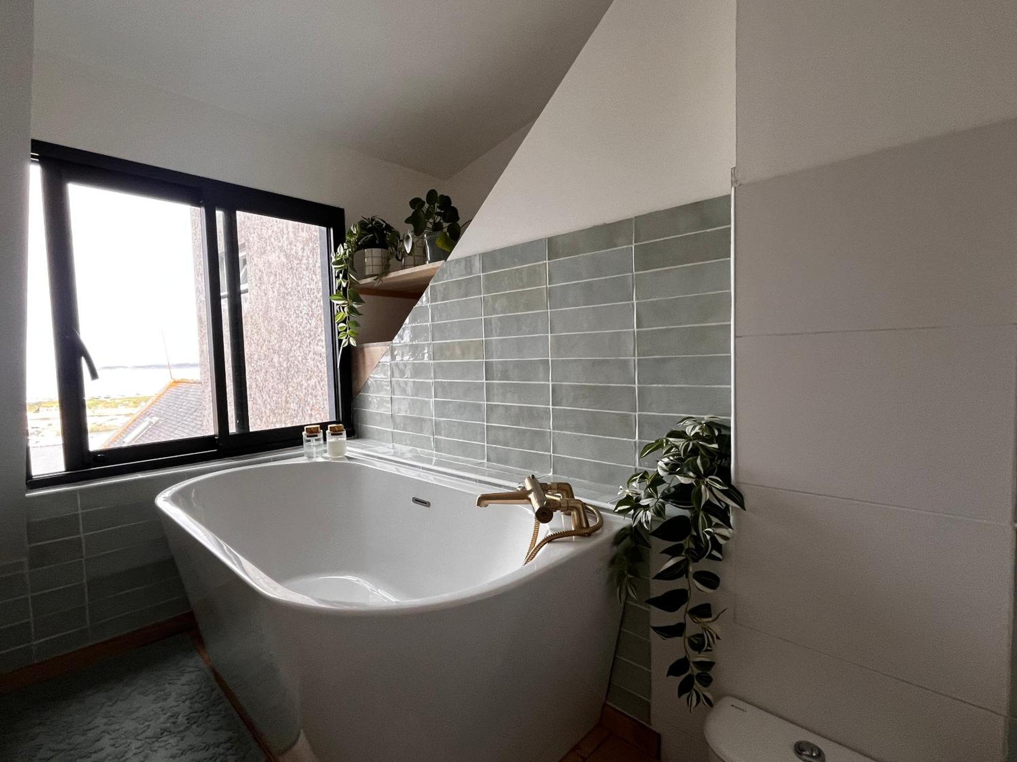 Sweet Leon - Grande Chambre Baignoire Vue Mer Le Conquet Exterior photo